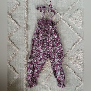 Jamie Kay Burgundy Floral jumpsuit